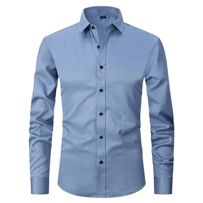 Hendrik | Hombre Camisa Anti-Arrugas de Corte Slim