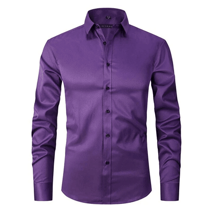 Hendrik | Hombre Camisa Anti-Arrugas de Corte Slim