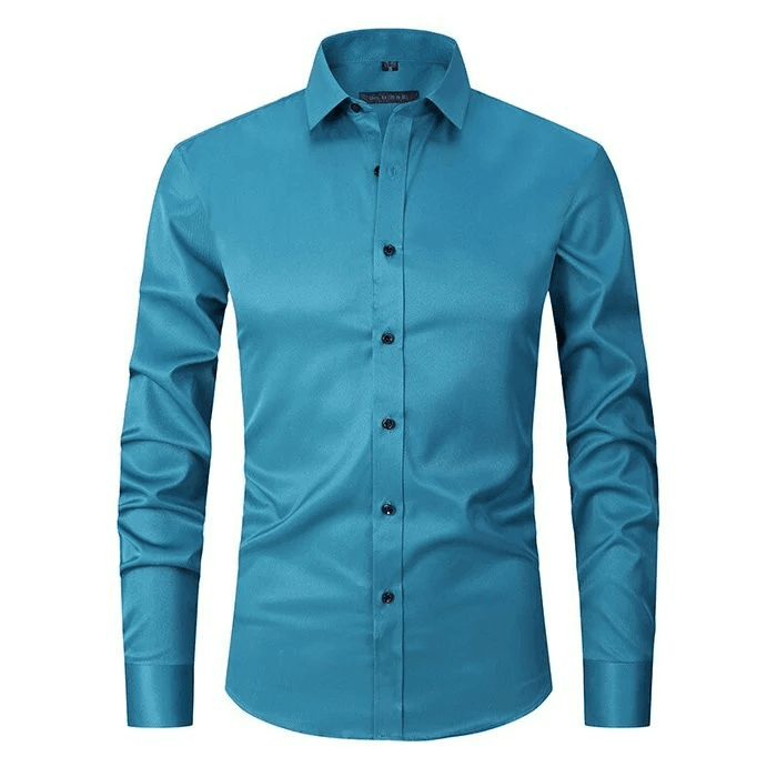 Hendrik | Hombre Camisa Anti-Arrugas de Corte Slim