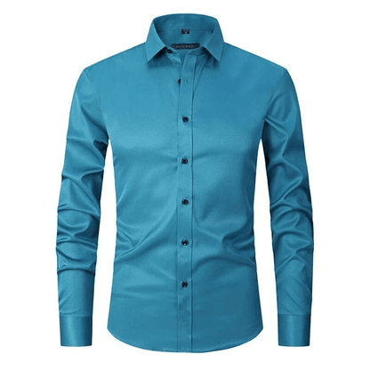 Hendrik | Hombre Camisa Anti-Arrugas de Corte Slim