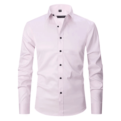 Hendrik | Hombre Camisa Anti-Arrugas de Corte Slim