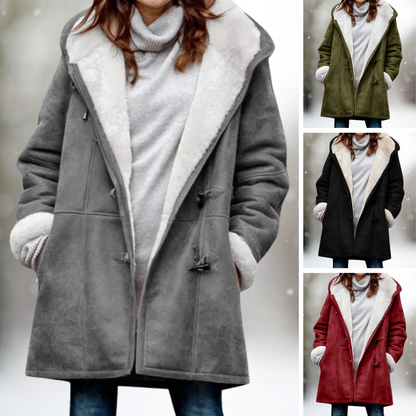 Miranda | Mujer Chaqueta de Invierno con Capucha y Forro
