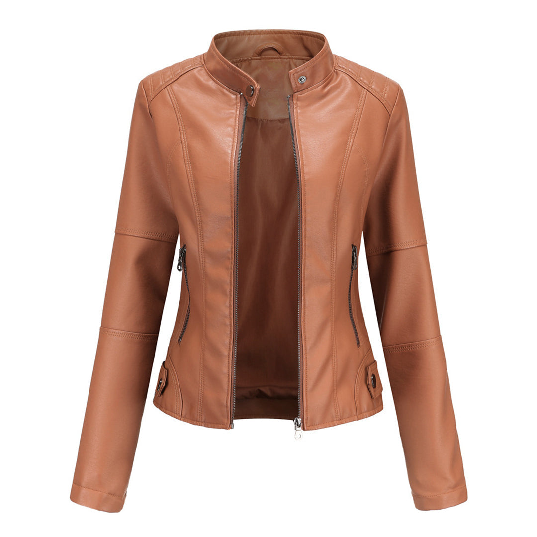 Hilda | Mujer Cazadora Entallada con Cremallera