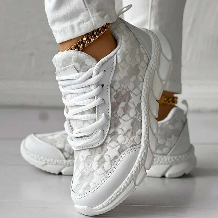 Charlotte | Mujer Zapatillas con Estampado Floral y Plantilla Acolchada