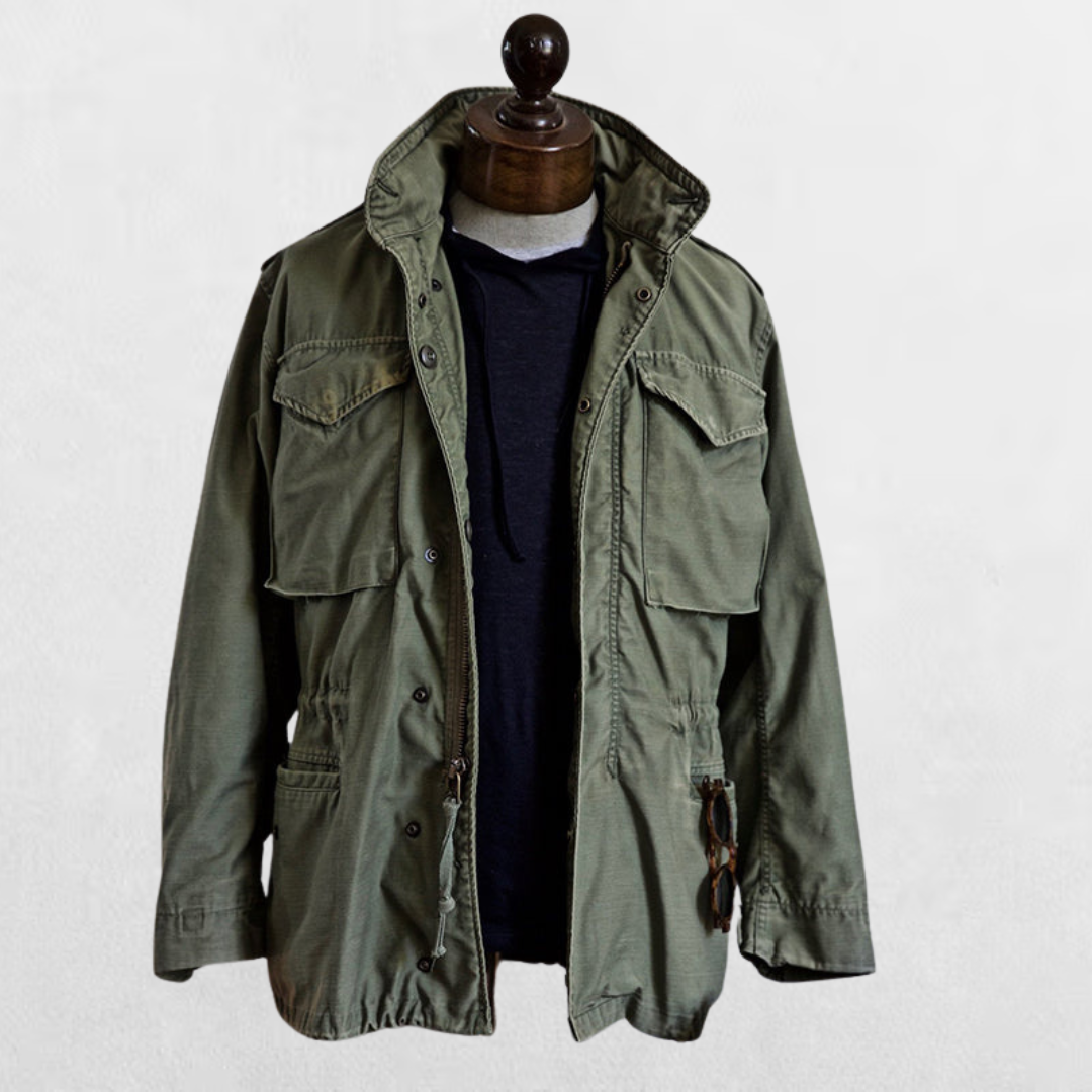 Kyan | Hombre Chaqueta de Campo con Múltiples Bolsillos y Cuello Alto