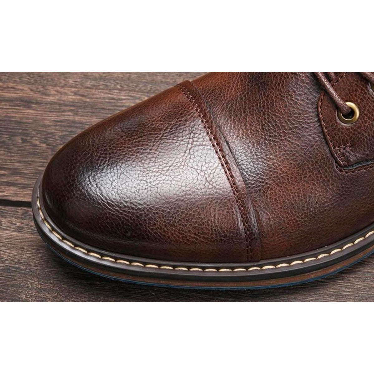 Aaron | Hombre Botas Oxford con Plantilla Acolchada