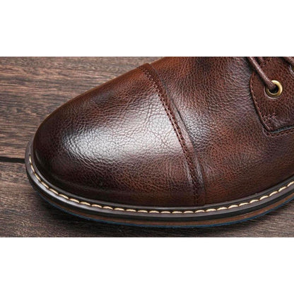 Aaron | Hombre Botas Oxford con Plantilla Acolchada