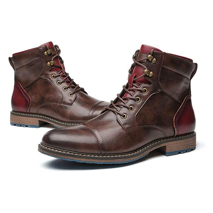 Aaron | Hombre Botas Oxford con Plantilla Acolchada