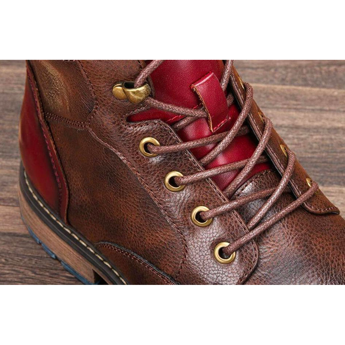 Aaron | Hombre Botas Oxford con Plantilla Acolchada