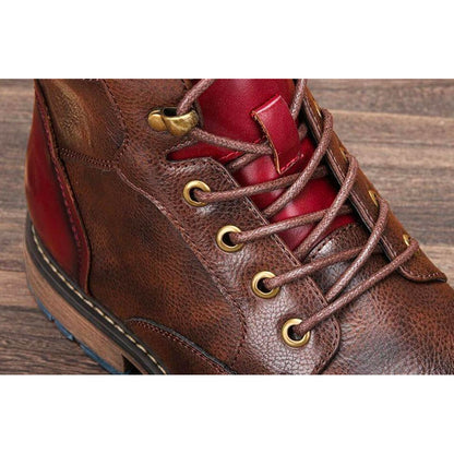 Aaron | Hombre Botas Oxford con Plantilla Acolchada