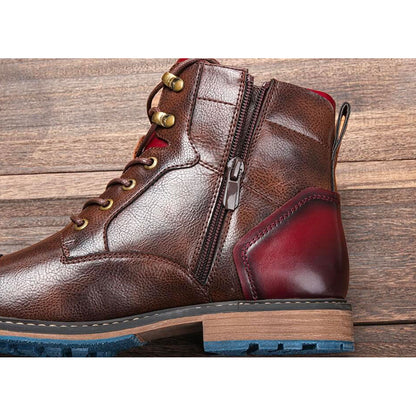 Aaron | Hombre Botas Oxford con Plantilla Acolchada