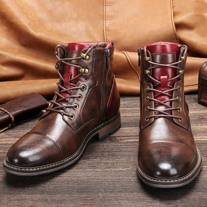 Aaron | Hombre Botas Oxford con Plantilla Acolchada