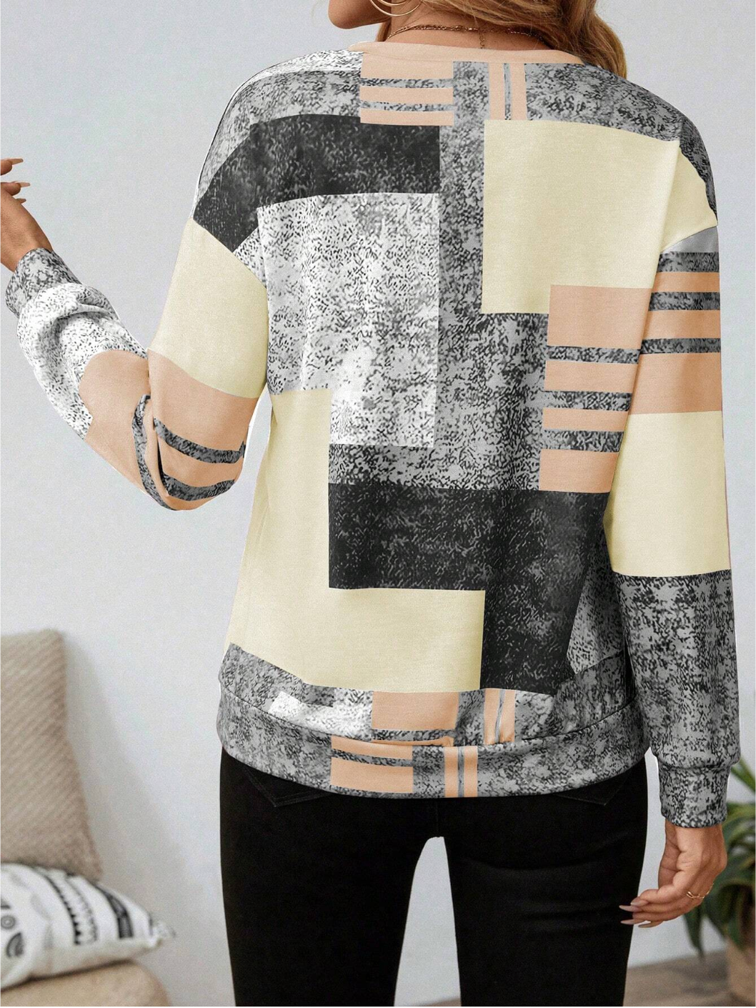 Sandra | Mujer Blusa con Media Cremallera Frontal