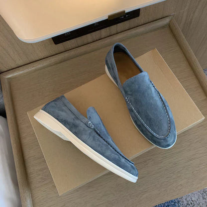 Dilia | Hombre Mocasines de Ante con Plantilla Acolchada
