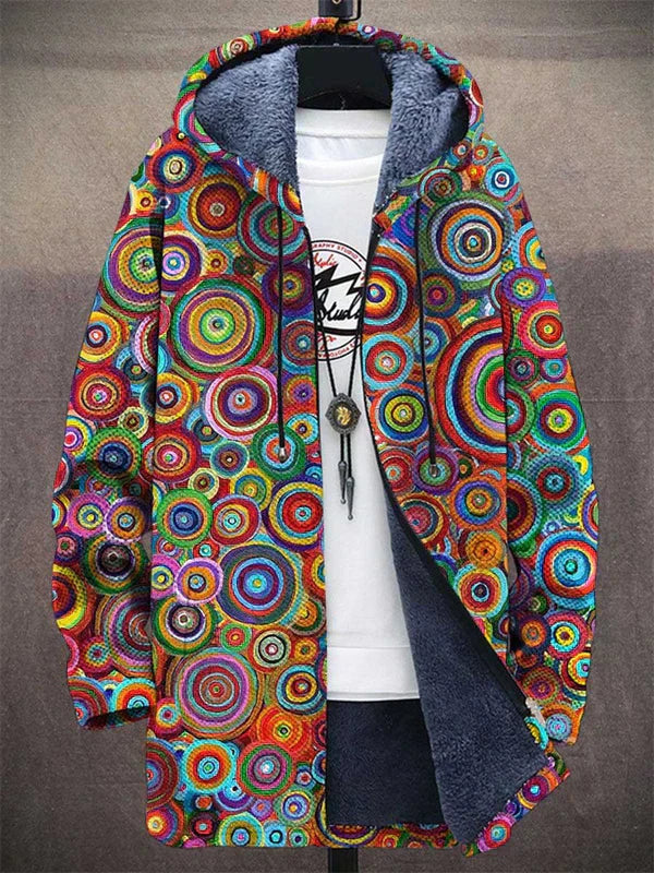 Karri | Mujer Cárdigan de Punto con Estampado Artístico