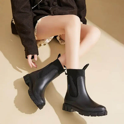 Pia | Mujer Botas Chelsea Chunky Impermeables