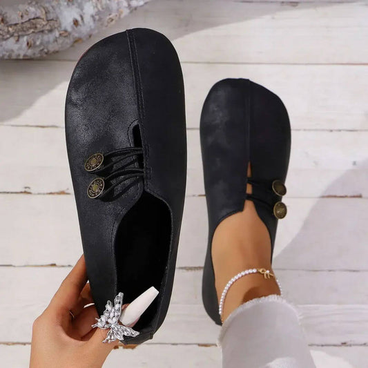 Demi | Mujer Zapatos de Ante con Cierre Elástico y Plantilla Acolchada
