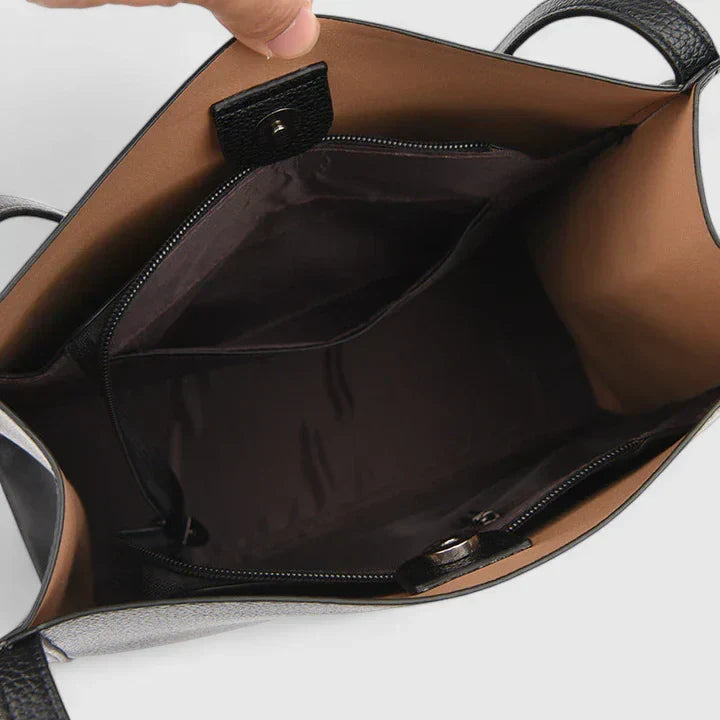 Krisha | Mujer Bolso Tote Espacioso con Bolsillo Exterior