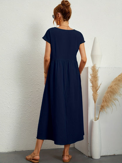 Wietske | Mujer Vestido Primaveral Favorecedor Atemporal