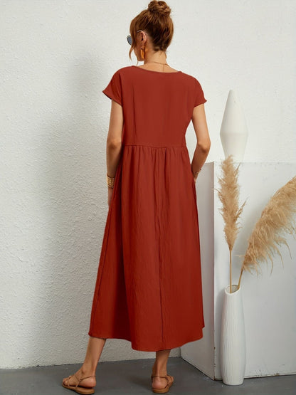 Wietske | Mujer Vestido Primaveral Favorecedor Atemporal