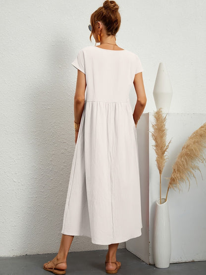 Wietske | Mujer Vestido Primaveral Favorecedor Atemporal