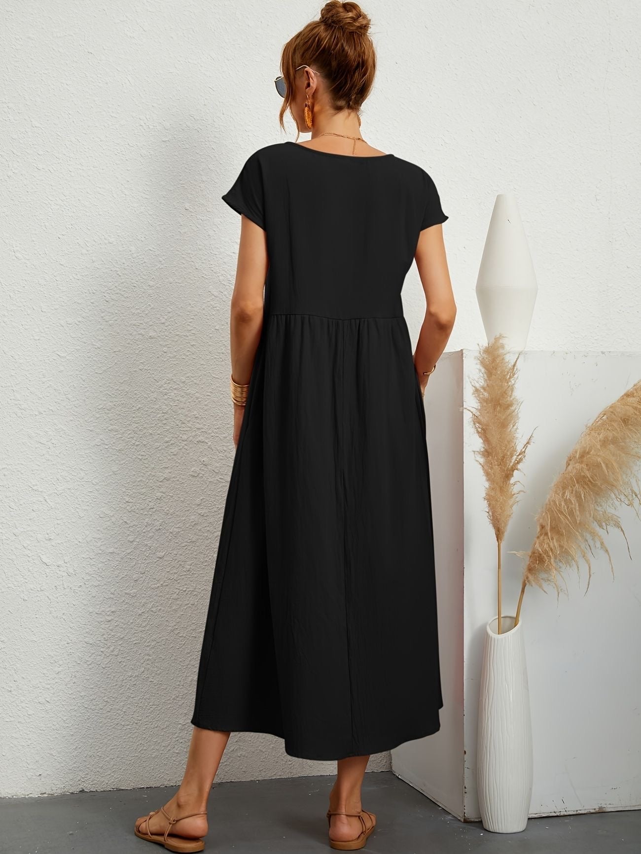 Wietske | Mujer Vestido Primaveral Favorecedor Atemporal