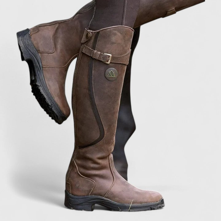 Sandy | Mujer Botas Altas hasta la Rodilla de Estilo Ecuestre