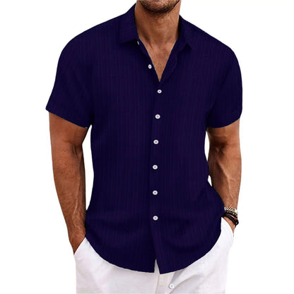 Alfred | Hombre Camisa de Manga Corta con Botones