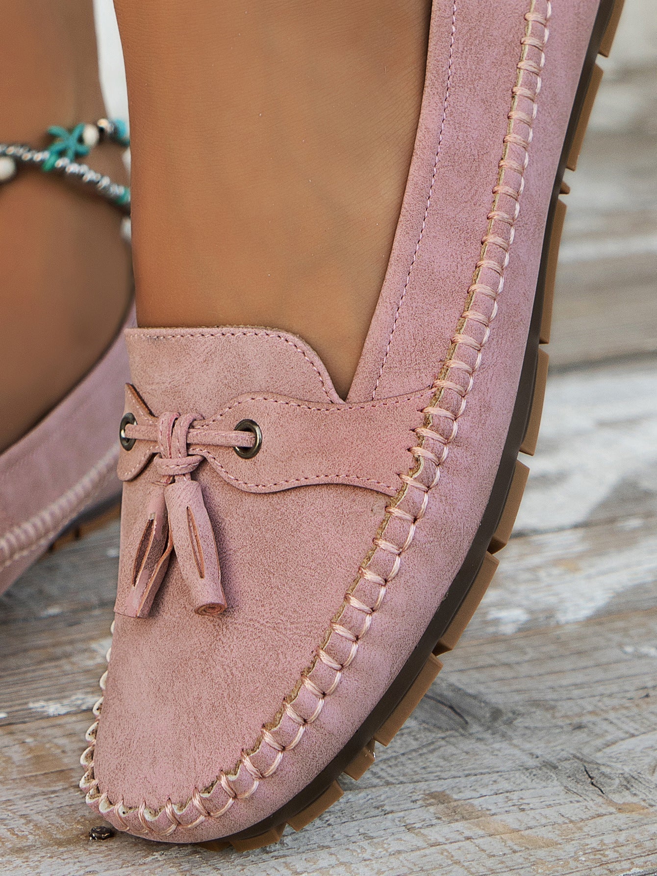 Mariska | Mujer Zapatos Vintage con Detalle de Lazo y Plantilla Acolchada