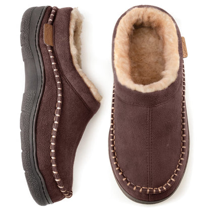 Jansen | Hombre Pantuflas Forradas con Suela Antideslizante