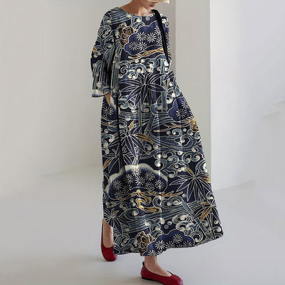 Delilah | Mujer Maxi Vestido Floral Fluido
