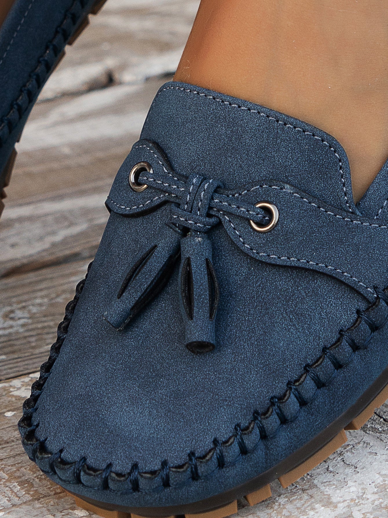 Mariska | Mujer Zapatos Vintage con Detalle de Lazo y Plantilla Acolchada