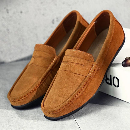 Dean | Hombre Mocasines de Ante con Soporte del Arco