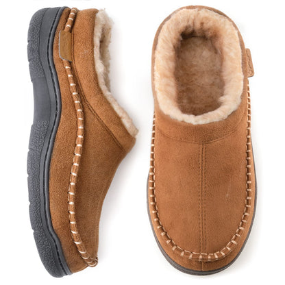 Jansen | Hombre Pantuflas Forradas con Suela Antideslizante