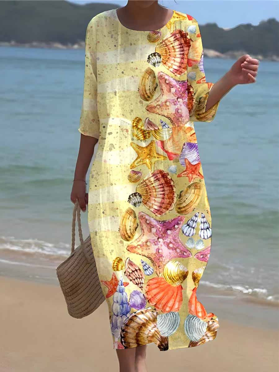 Delilah | Mujer Maxi Vestido Floral Fluido