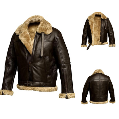 Luca | Hombre Chaqueta Aviador Bomber Forrada