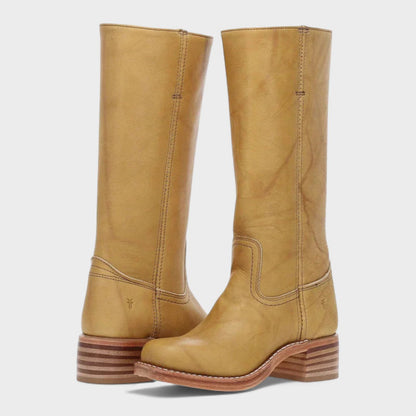 Rowan | Mujer Botines Altos de Estilo Ecuestre con Tacón Bloque