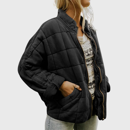 Pia | Mujer Chaleco Acolchado con Cremallera para Capas