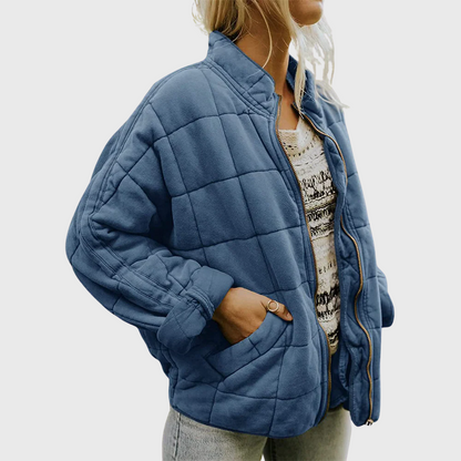 Pia | Mujer Chaleco Acolchado con Cremallera para Capas