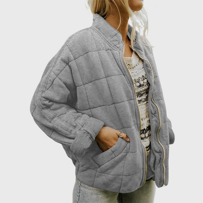 Pia | Mujer Chaleco Acolchado con Cremallera para Capas