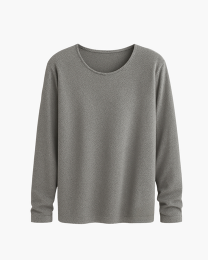 Dani | Mujer Camisa de Punto Fina con Efecto Transparente