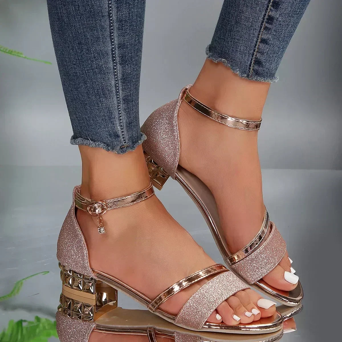 Lyndall | Mujer Sandalias con Suela Estable Antideslizante