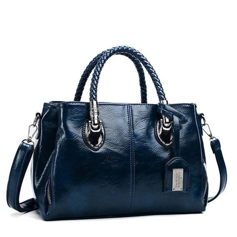 Nanna | Mujer Bolso con Asa Trenzada y Correa de Hombro Extraíble