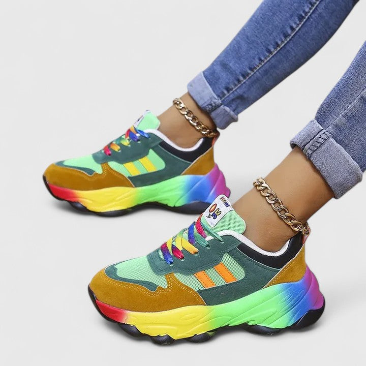 Lalaine | Mujer Zapatillas Chunky con Suela Gruesa Amortiguada