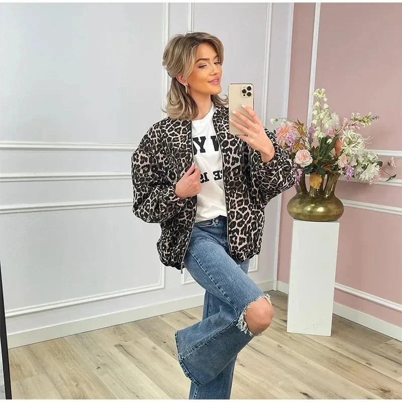 Wild Nomad | Mujer Chaqueta Bomber de Otoño Versátil