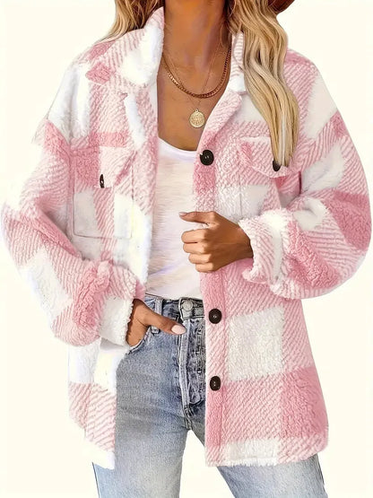 Gabriella | Mujer Chaqueta con Botones Acogedora para Capas