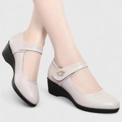 Cielo | Mujer Botines Patchwork con Plataforma y Cremallera