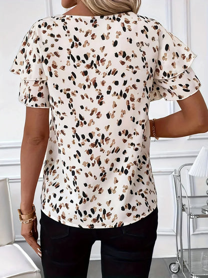 Regina | Mujer Blusa con Volantes Favorecedores