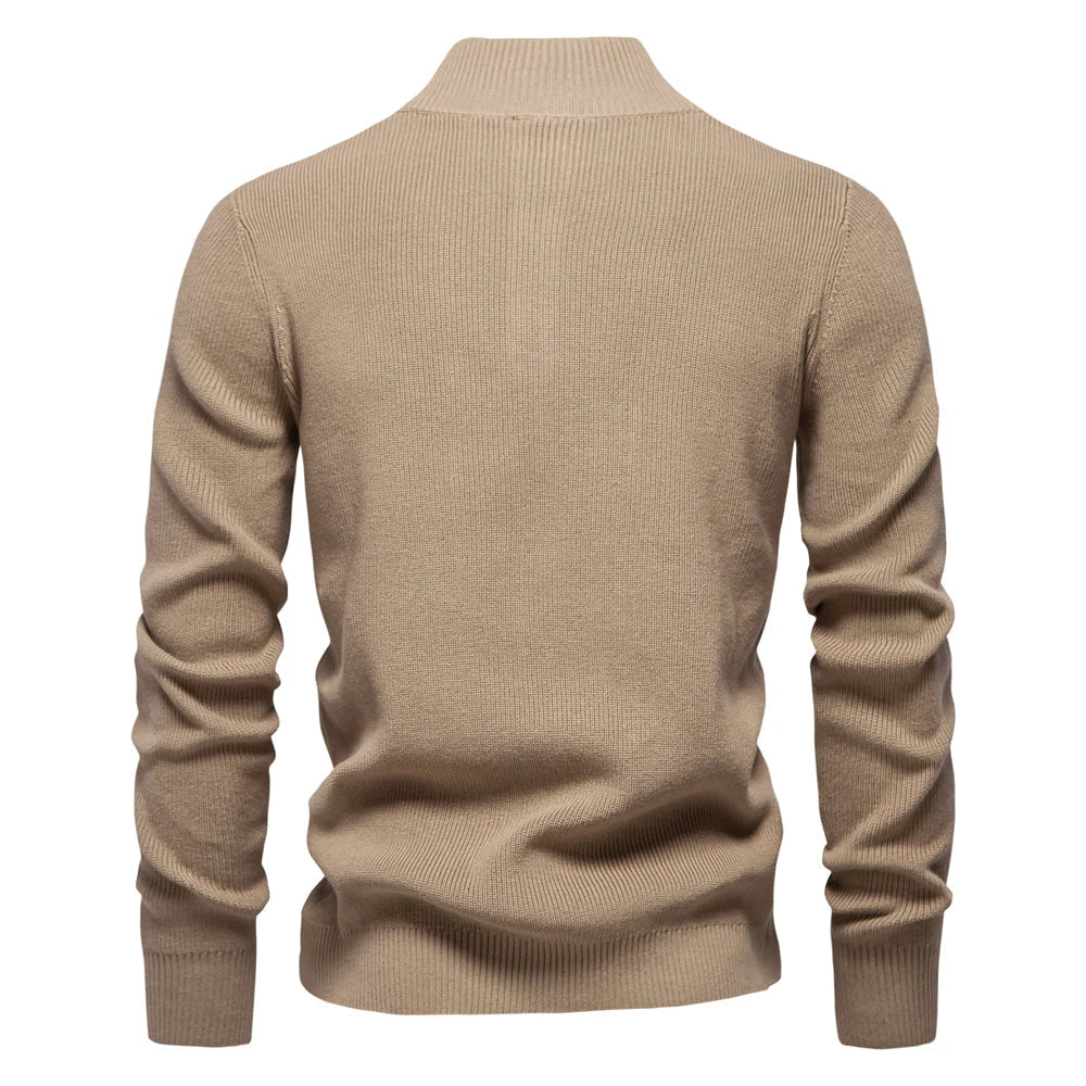 Koelman | Hombre Suéter de Algodón Slim con Detalles de Botones