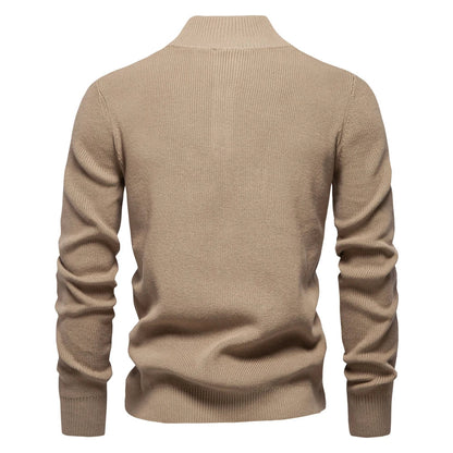 Koelman | Hombre Suéter de Algodón Slim con Detalles de Botones